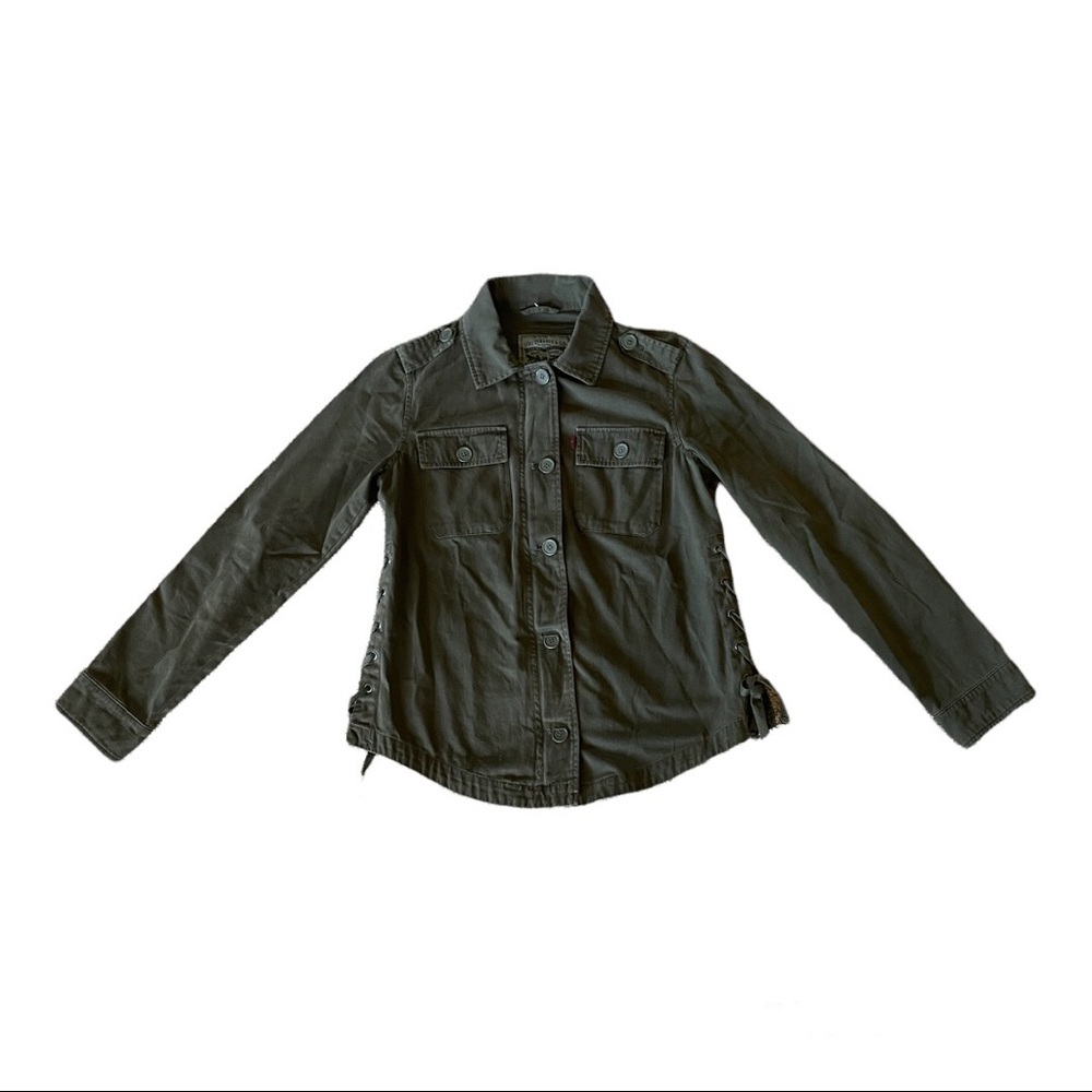 Army Green Levis button up jacket